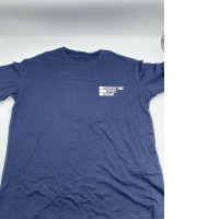 Men's blue round neck t-shirt 