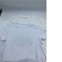 Set of 2 Women's white round neck t-shirt 