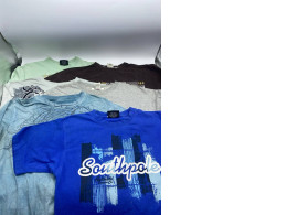 Set of 6 Men's short-sleeved round neck T-shirt with pattern Set of 6 Men's short-sleeved round neck T-shirt with pattern