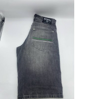 Men's black cropped jeans 