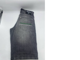 Men's black cropped jeans 