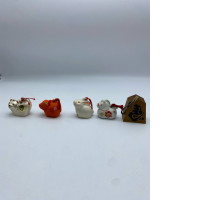 Set of 5 Animal-shaped hanging decorations for the front of the house  