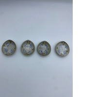 Set of 4 Sauce cup with pattern 