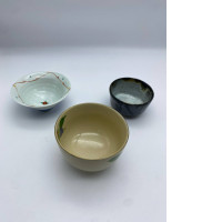 Set of 3 Large Japanese cup 