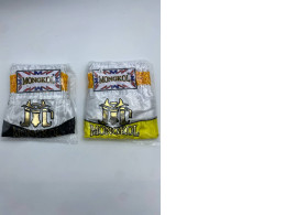 Set of 2 white MONGKOL boxing shorts