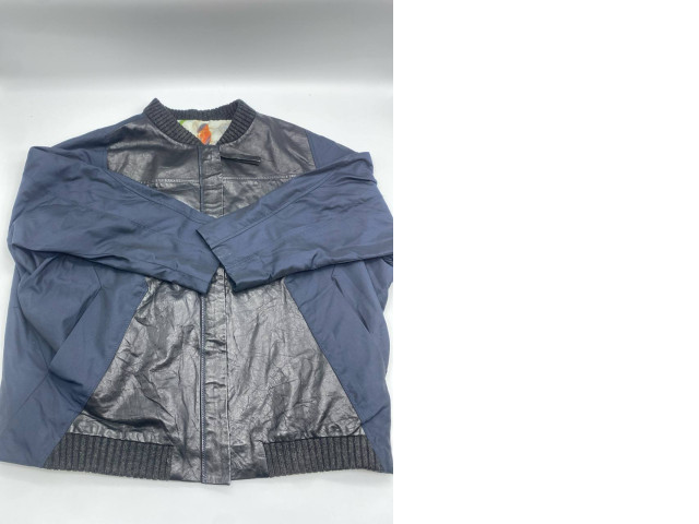 Women's blue long sleeve jacket with zipper Women's blue long sleeve jacket with zipper