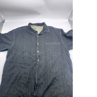 Black short sleeve collar shirt 