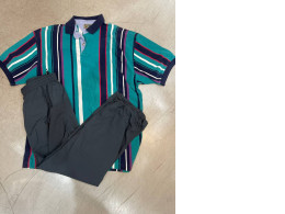 Green suit: polo + pants