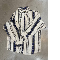 White-black men's shirt size L