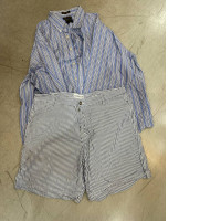 Stripped suit: shirt + shorts Stripped suit: shirt + shorts