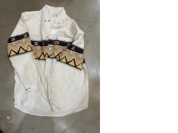 White shirt with pattern