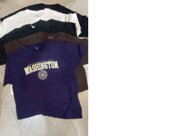 Set of secondhand t-shirts with print