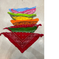 Set of secondhand bandanas