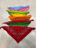 Set of secondhand bandanas