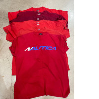 Set of red t-shirts