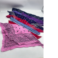 Set of secondhand bandanas
