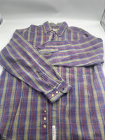 Brown-purple checkered shirt