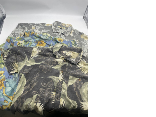 Set of shortsleeved shirt with jungle print Set of shortsleeved shirt with jungle print