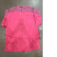 Set of women's pink t-shirts