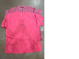 Set of women's pink t-shirts