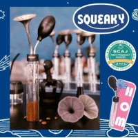 Squeaky HOM Flower Design Coffee Aroma Display SampleScentSmelling Tools