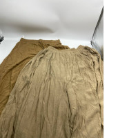 Set of 2 Women's long secretary pants, brown and green 