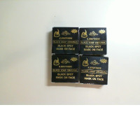 Set of 4 black soap original K.Brothers 