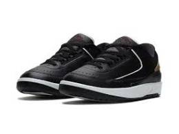 Nike DX4401-001 Air Jordan 2 Retro Low W Air Jordan 2 RETRO Low Black/Metallic Gold/Off White/Red Nike DX4401-001 Air Jordan 2 Retro Low W Air Jordan 2 RETRO Low Black/Metallic Gold/Off White/Red