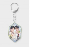 Set of 2 AOUBOOM 2 LAYERS ACRYLIC KEYCHAIN