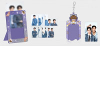 Set of ANGELO CARD HOLDER WITH GREATINN PHOTOCARD and GREATINN POSTCARD SET WITH FRAME