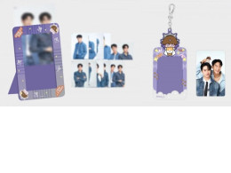 Set of ANGELO CARD HOLDER WITH GREATINN PHOTOCARD and GREATINN POSTCARD SET WITH FRAME