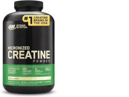 Optimum Nutrition Micronized Creatine Monohydrate Powder, Unflavored, 120 Servings, 600 Grams 