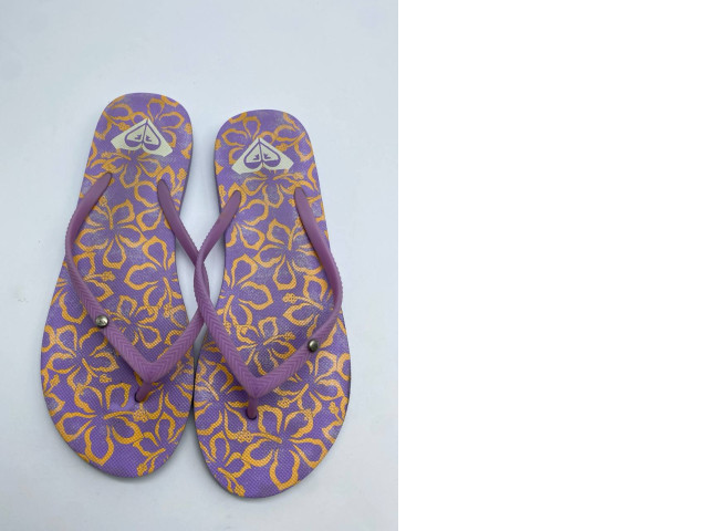 Women's blue sandals with yellow stripes Women's blue sandals with yellow stripes