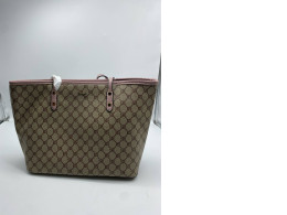 Women's large handbag, green-gray 