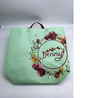 Cream colored cloth bag