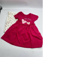 Set of 2 Red and white children's shirt 