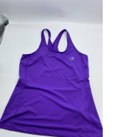 Blue workout tank top