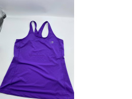 Blue workout tank top