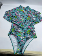 Women's gray patterned swimsuit