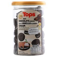 Mini Chocolate Cookies with Vanilla Flavored Cream 170g.