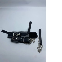 Black dog leash Black dog leash