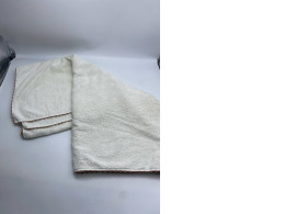 Large plain white towel