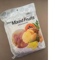Mixed dried fruits from Thailand