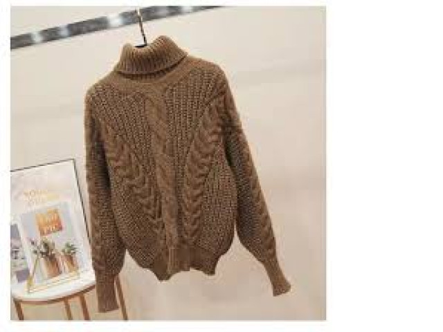 Brown knitted sweater Brown knitted sweater