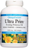 Omega Factors by Natural Factors, Ultra Prim Evening Primrose Oil, Promotes Women's and Immune Health with Omega-6
