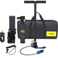 Set Scuba Tank Diving, 0.5L Mini Scuba Tank for 7-10 Minutes Underwater Breathing, Lung Tank Suitable for Underwater Exploration Rescue 