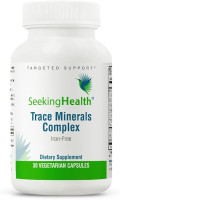 Seeking Health Trace Minerals Complex, 10 Essential Trace Minerals Supplement, Iodine, Zinc, Copper, Selenium, Manganese