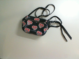 Black small bag with flower