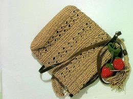bamboo handmade crochet bag