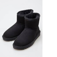 Black ugg boots, warm shoes